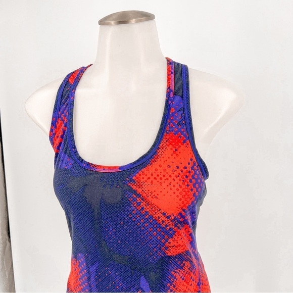 Athleta Tank Top Women Electro Chi Racerback UPF Wicking Breathable Shirt - Picture 3 of 6
